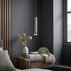 Molten Lampadario a sospensione, Lampada a sospensione LED Nichel opaco, 1-Luce
