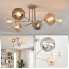 Gastor Plafoniera, Lampada a sfera 80 cm Sabbia, 6-Luci