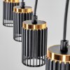Fenik Lampadario a sospensione, Lampada a sospensione Nero, 4-Luci