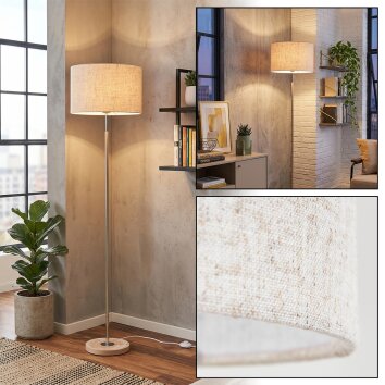 Ganik Lampada da terra Cromo, Sabbia, 1-Luce