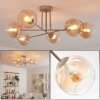Koyoto Plafoniera, Lampada a sfera 78 cm Sabbia, 6-Luci