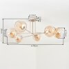Koyoto Plafoniera, Lampada a sfera 78 cm Sabbia, 6-Luci