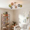 Gastor Plafoniera, Lampada a sfera 80 cm Sabbia, 6-Luci