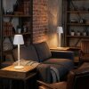 Salgadinho Lampada da tavolo per esterno, Lampada da tavolo LED Bianco, 1-Luce