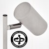 Javel Lampada da scrivania, Lampada da tavolo LED Cromo, Grigio, 1-Luce