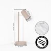 Javel Lampada da scrivania, Lampada da tavolo LED Sabbia, Bianco, 1-Luce