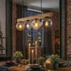 Gastor Lampadario a sospensione, Lampada a sfera, Lampada a sospensione Écru, Nero, 4-Luci