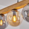 Gastor Lampadario a sospensione, Lampada a sfera, Lampada a sospensione Écru, Nero, 4-Luci