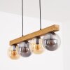 Gastor Lampadario a sospensione, Lampada a sfera, Lampada a sospensione Écru, Nero, 4-Luci