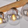 Gastor Lampadario a sospensione, Lampada a sfera, Lampada a sospensione Écru, Nero, 4-Luci
