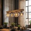 Gastor Lampadario a sospensione, Lampada a sfera, Lampada a sospensione Écru, Nero, 4-Luci