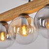 Gastor Lampadario a sospensione, Lampada a sfera, Lampada a sospensione Écru, Nero, 4-Luci