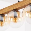 Gastor Lampadario a sospensione, Lampada a sfera, Lampada a sospensione Écru, Nero, 4-Luci