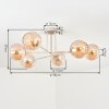 Koyoto Plafoniera, Lampada a sfera 78 cm Sabbia, 6-Luci