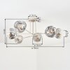Ripoll Plafoniera, Lampada a sfera Sabbia, 6-Luci