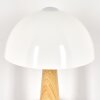 Lampada a forma di fungo  Forgek Lampada da tavolo Aspetto del legno, Sabbia, 1-Luce