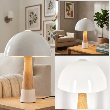 Forgek Lampada da tavolo Aspetto del legno, Sabbia, 1-Luce