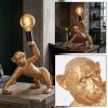 Kemor Lampada da tavolo Oro, Nero, 1-Luce