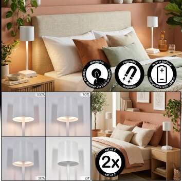 Kaval Lampada da tavolo LED Bianco, 1-Luce