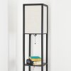 Virelon Lampada da terra Nero, 1-Luce