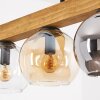 Koyoto Lampadario a sospensione, Lampada a sfera, Lampada a sospensione Écru, Nero, 4-Luci