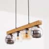 Koyoto Lampadario a sospensione, Lampada a sfera, Lampada a sospensione Écru, Nero, 4-Luci