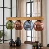 Koyoto Lampadario a sospensione, Lampada a sfera, Lampada a sospensione Écru, Nero, 4-Luci