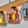 Koyoto Lampadario a sospensione, Lampada a sfera, Lampada a sospensione Écru, Nero, 4-Luci