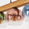 Koyoto Lampadario a sospensione, Lampada a sfera, Lampada a sospensione Écru, Nero, 4-Luci