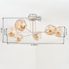 Ripoll Plafoniera, Lampada a sfera Sabbia, 6-Luci