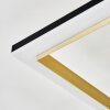 Tulor Plafoniera LED Nero, 1-Luce