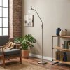 Arcen Lampada da terra LED Nichel opaco, 1-Luce