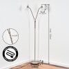 Arcen Lampada da terra LED Nichel opaco, 2-Luci