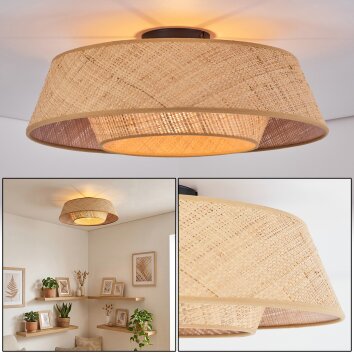 Orvex Plafoniera Nero, 1-Luce