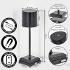 Kaval Lampada da tavolo LED Nero, 1-Luce