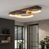 Jelok Plafoniera LED Marrone, 1-Luce