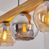 Koyoto Lampadario a sospensione, Lampada a sfera, Lampada a sospensione Écru, Nero, 5-Luci