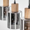 Mador Lampadario a sospensione, Lampada a sospensione Nero, 3-Luci