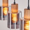 Mador Lampadario a sospensione, Lampada a sospensione Nero, 3-Luci
