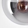 Rafon Plafoniera, Lampada a sfera Aspetto del legno, Nero, 1-Luce