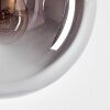 Rafon Plafoniera, Lampada a sfera Aspetto del legno, Nero, 2-Luci