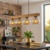 Koyoto Lampadario a sospensione, Lampada a sfera, Lampada a sospensione Écru, Nero, 4-Luci