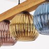 Koyoto Lampadario a sospensione, Lampada a sfera, Lampada a sospensione Écru, Nero, 5-Luci