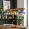 Koyoto Lampadario a sospensione, Lampada a sfera, Lampada a sospensione Écru, Nero, 5-Luci