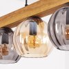 Koyoto Lampadario a sospensione, Lampada a sfera, Lampada a sospensione Écru, Nero, 5-Luci