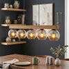 Koyoto Lampadario a sospensione, Lampada a sfera, Lampada a sospensione Écru, Nero, 5-Luci
