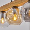 Ripoll Lampadario a sospensione, Lampada a sfera, Lampada a sospensione Écru, Nero, 5-Luci
