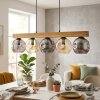 Ripoll Lampadario a sospensione, Lampada a sfera, Lampada a sospensione Écru, Nero, 5-Luci
