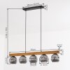 Ripoll Lampadario a sospensione, Lampada a sfera, Lampada a sospensione Écru, Nero, 5-Luci