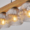 Ripoll Lampadario a sospensione, Lampada a sfera, Lampada a sospensione Écru, Nero, 5-Luci